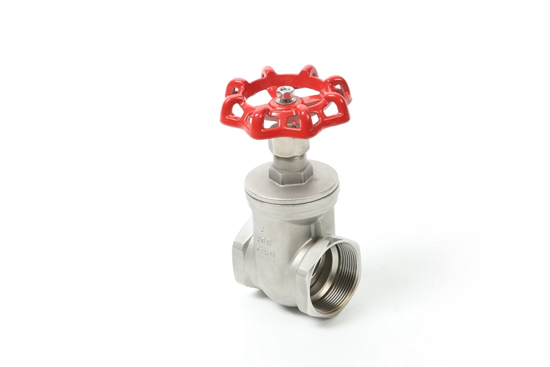 Internal threaded gate valve