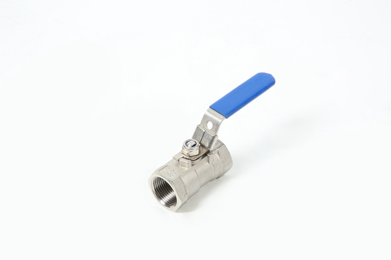 One piece ball valve