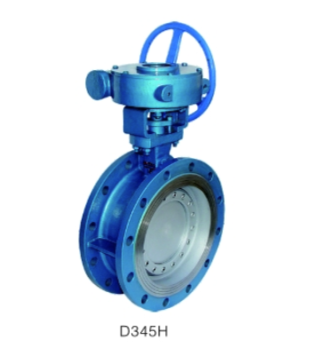 Flange type hard sealed butterfly valve