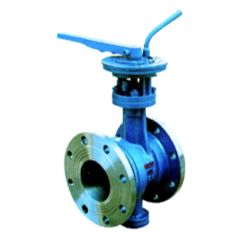 Flange expansion butterfly valve