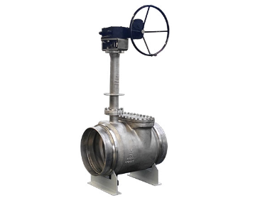 Deep cooling upper mounted butterfly valve